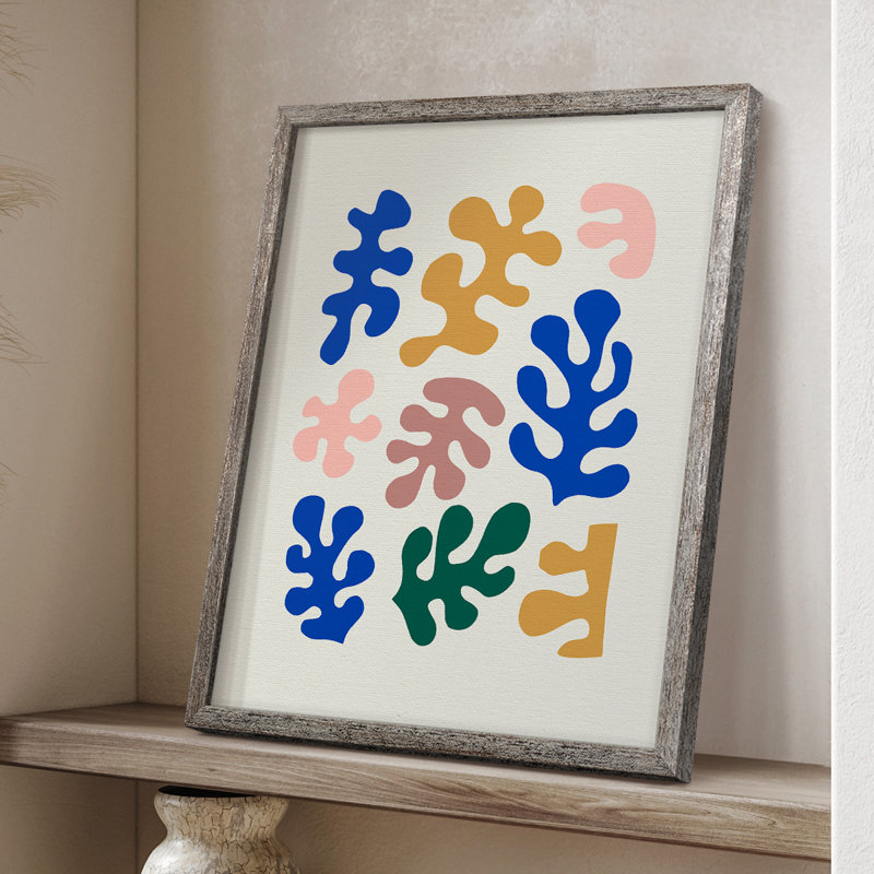 Matisse CDLXV, reproduction d'art encadrée - bois massif, H 11 po x l 9 po