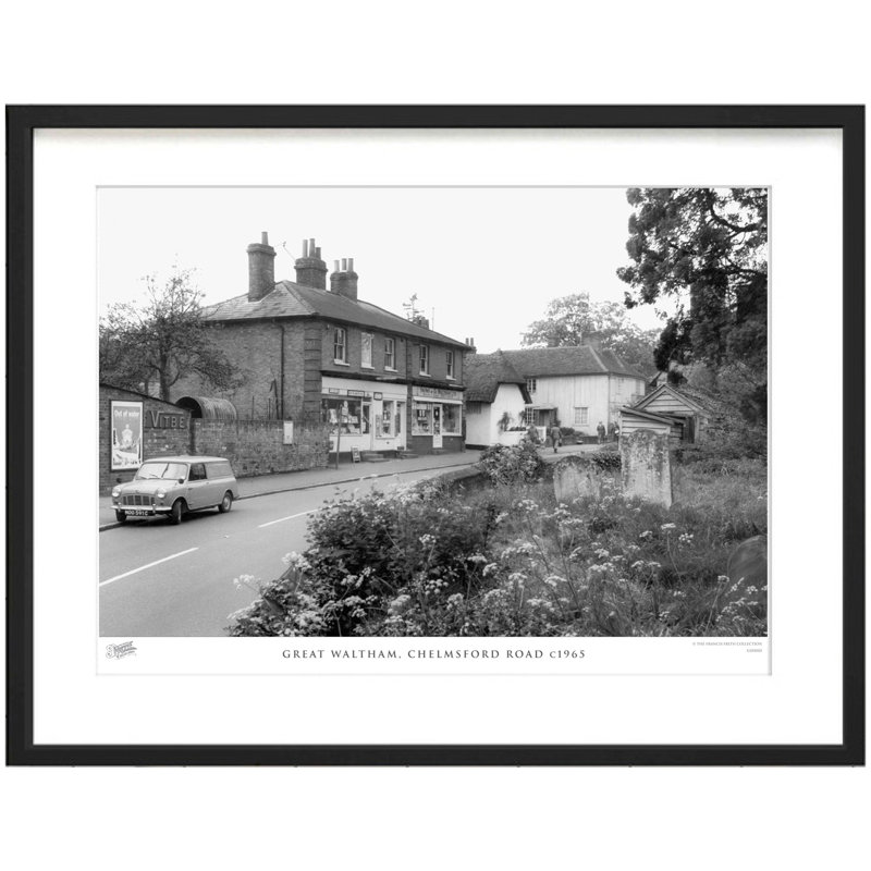 Great Waltham, Chelmsford Road C1965 by Francis Frith - Single Picture Frame Print, 28cm H x 36cm W x 2.3cm D