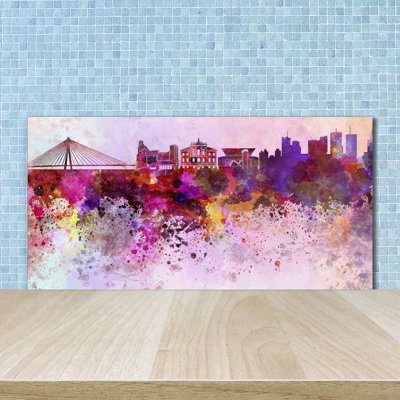 Logun 50cm W x 100cm L Glass Peel and Stick Panel