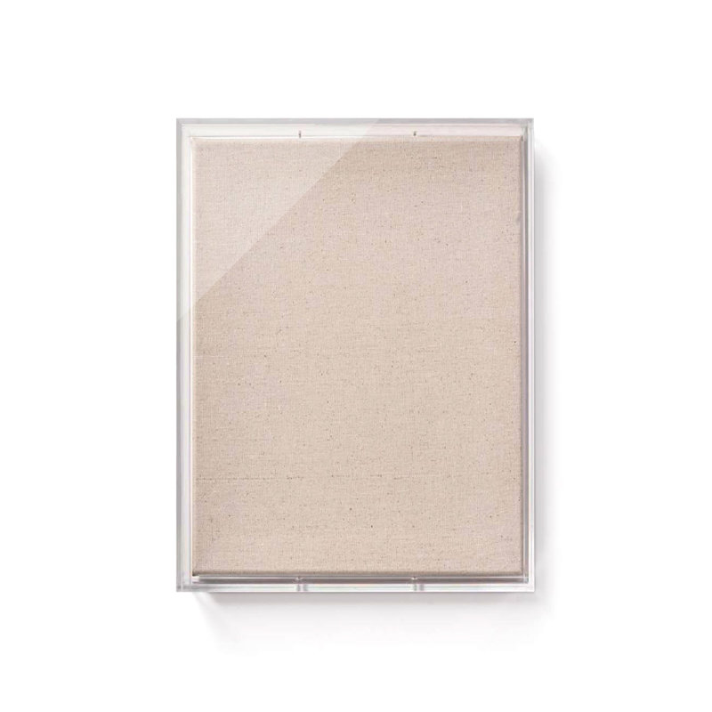 Cadre acrylique en acrylique transparent beige, 8 po x 10 po