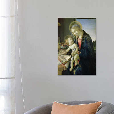 Madonna Of The Book C. 1480-81 by Sandro Botticelli - Wrapped Canvas Gallery-Wrapped Canvas Giclée