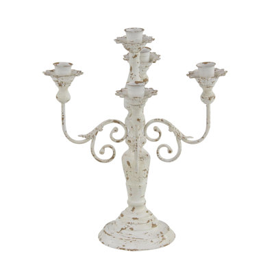 19'' H Metal Tabletop Candelabra
