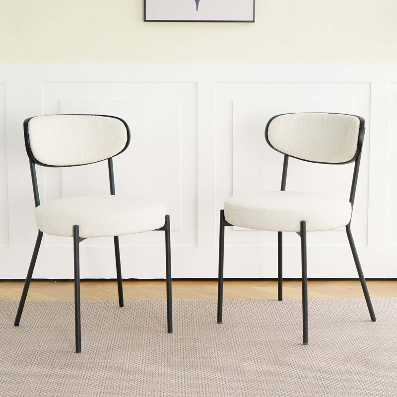 Ensemble de 2 chaises de salle à manger et de salon Boucle