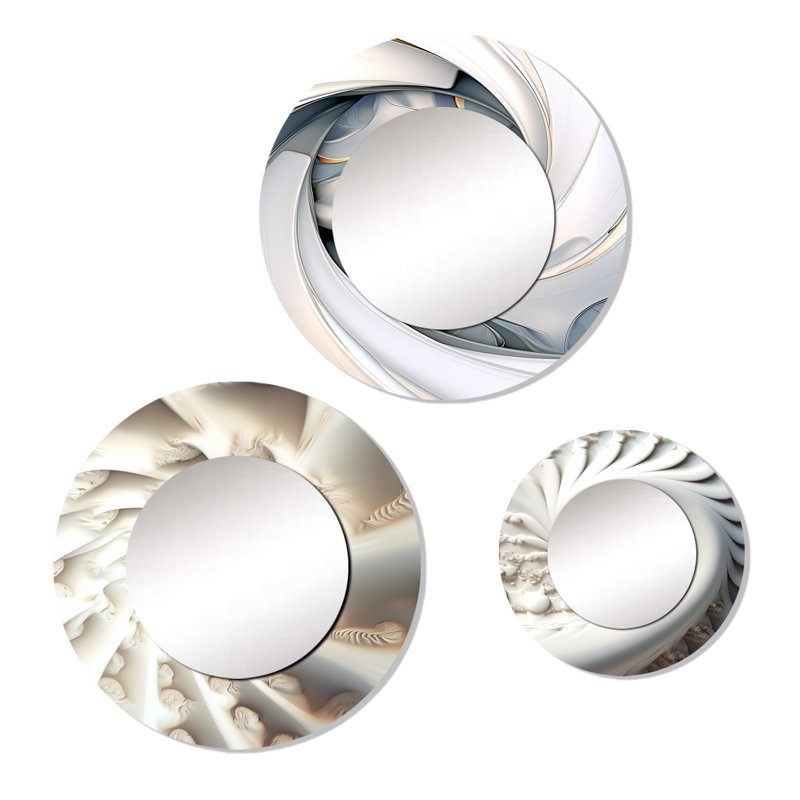 Kasimira Metal Round Mirror