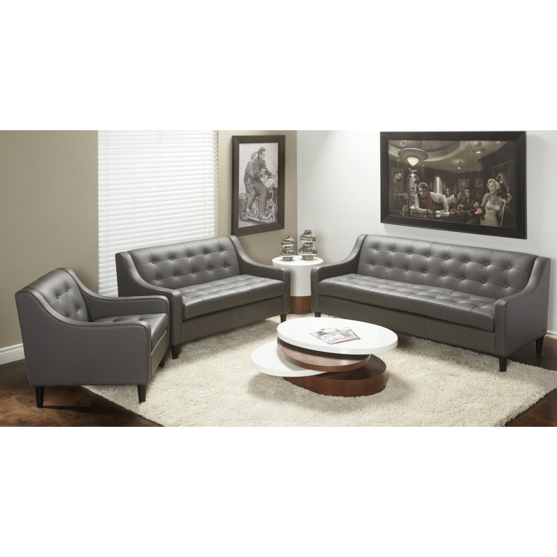 Dann 3 - Piece Living Room Set