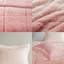 Édredon en fausse fourrure simple / simple TG - rosé, dégradé, chaud, douillet, doux, lavable à la machine