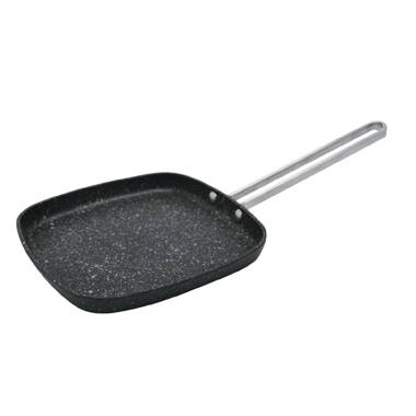 Starfrit The Rock 12 in. Aluminum Nonstick Frying Pan in Black