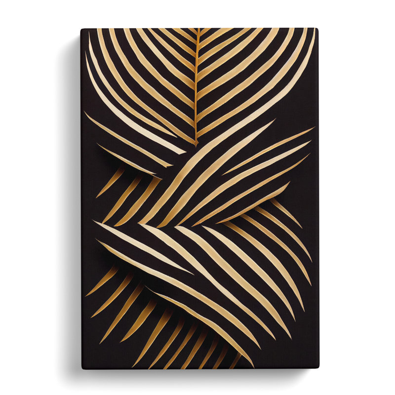 Feather Pattern No.5 - Wrapped Canvas, 76cm H x 50cm W x 3cm D