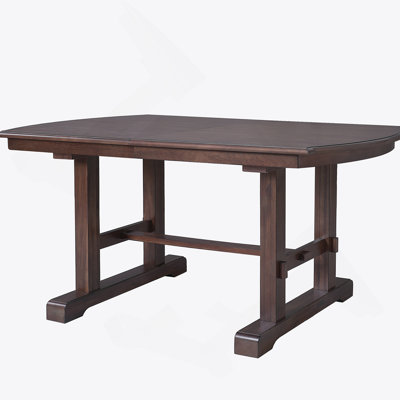 60"-78" Extendable Dining Table, Farmhouse Wooden Kitchen Table With Removable Leaf, Large Expanding Table For 4-8 (Cherry)