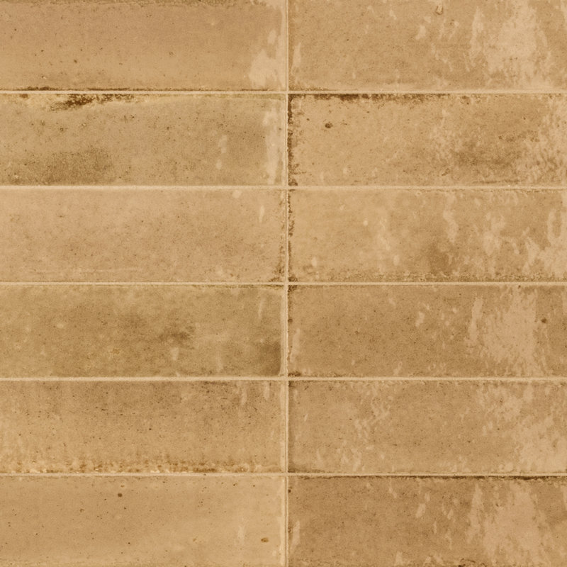 Lucca 2.5" x 9.5" Italian Porcelain Subway Tile, Beige Cream