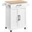 Solid Wood Top Kitchen Cart-1108409176