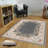 Luxurious Woven Area Rug, 5.9 x 9.2 ft, 100% Polyester, Antibacterial | Non-Slip PVC Felt Dot Underside, 0.3 in Pile Height | Machine Washable, 3D Digital Print, Perfect for Living Room & Bedroom Décor-1187993891