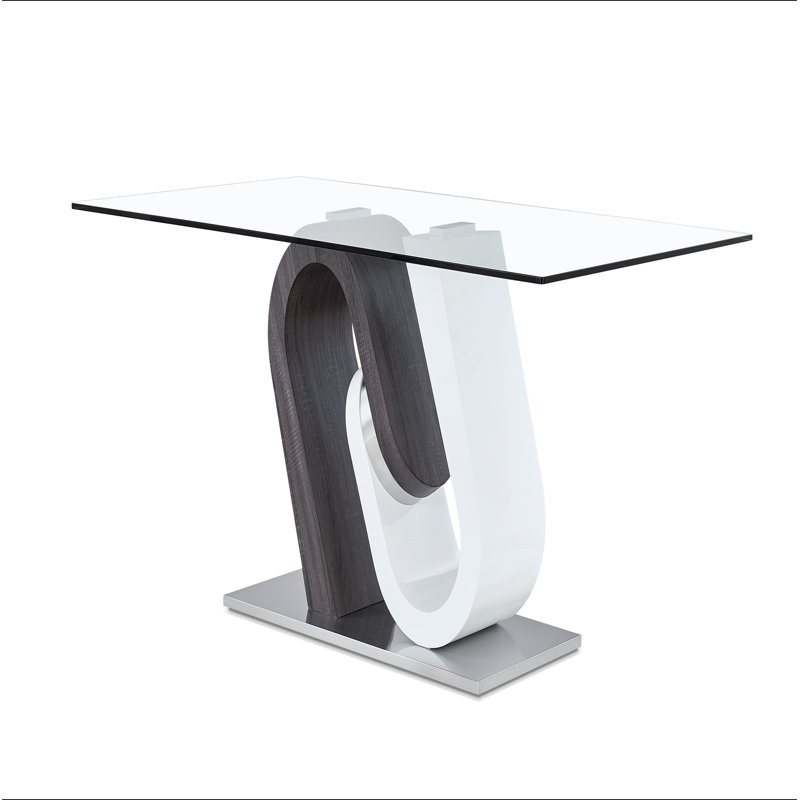 TONY DINING TABLE GREY/WHITE
