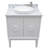 Crumley 31'' Free-standing Single Bathroom Vanity with Stone Vanity Top-27808926