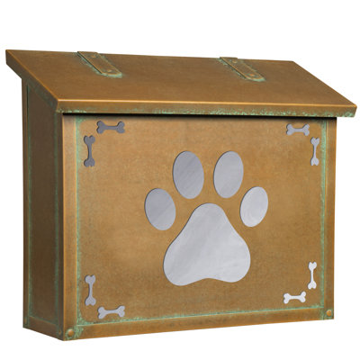 Boîte aux lettres murale Dog Paw