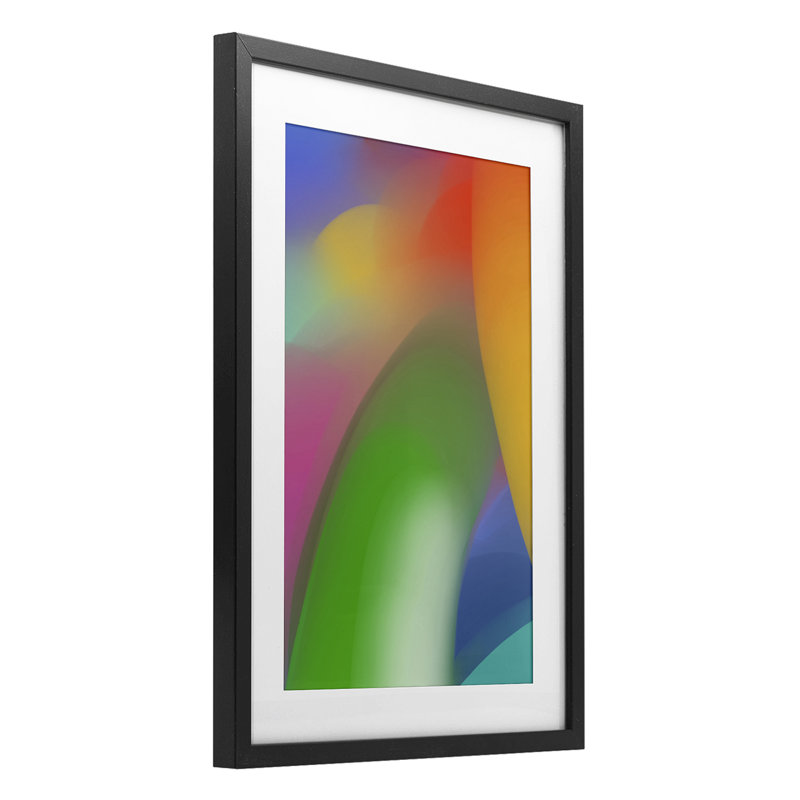 «The Painter's Dawn Spectrum», reproduction sous verre encadrée, conception par Atelier Posters, H 20 po x l 14 po