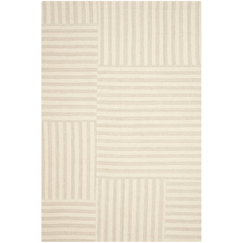 Canyon Wool Striped Area Rug, Rectangle 6' x 9'