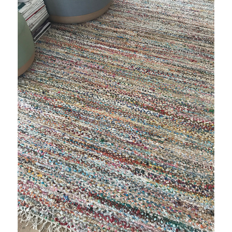 Ouanane Ombre Cotton Hand Loomed Area Rug, Rectangle 200 x 300cm