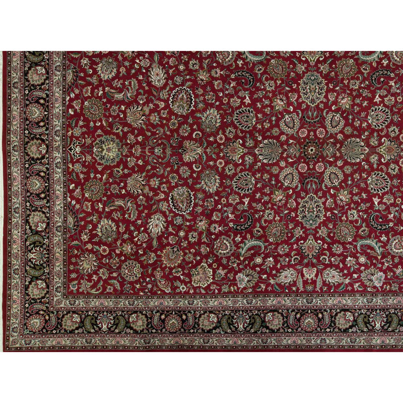 Jahan Wool Oriental Area Rug in Rust