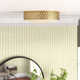 Maude 3 Light Glass Flush Mount