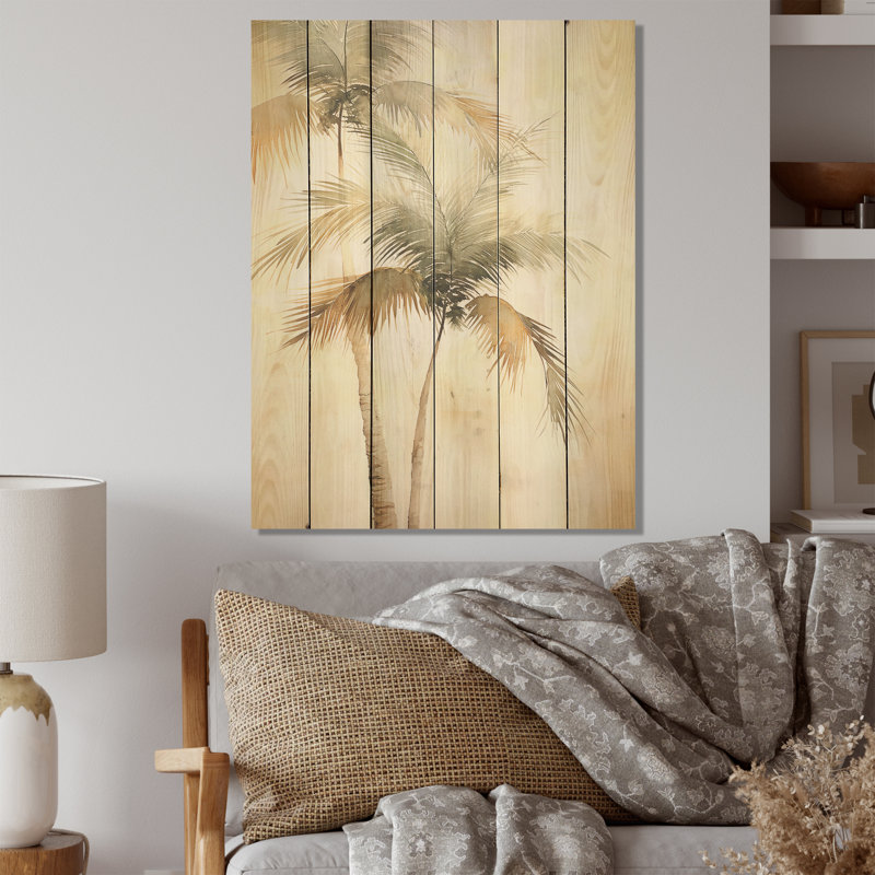 Art minimaliste sur bois de pin naturel minimaliste, H 40 po x l 30 po