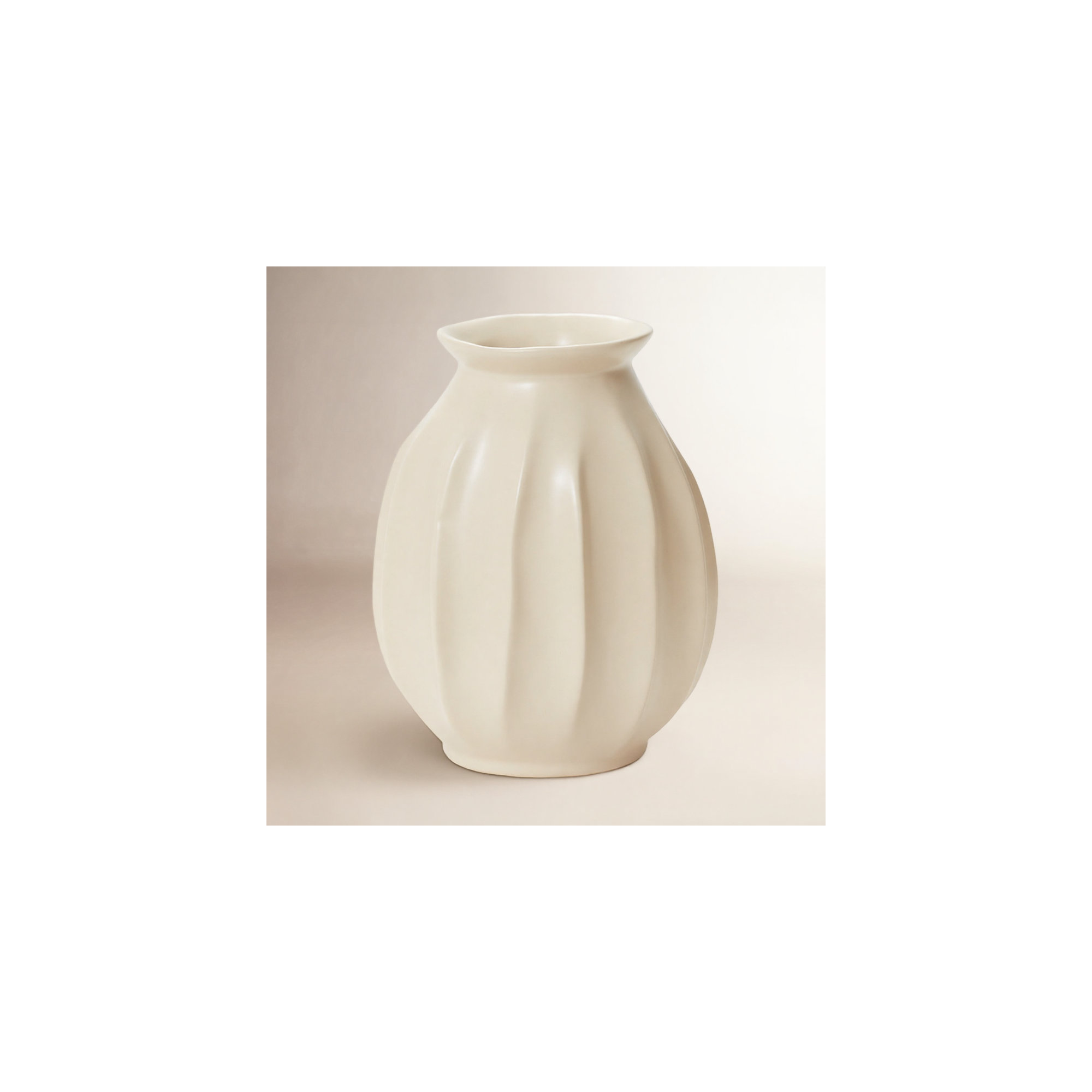 Ackerman Handmade Ceramic Table Vase, 9.25" H x 7" W x 7" D