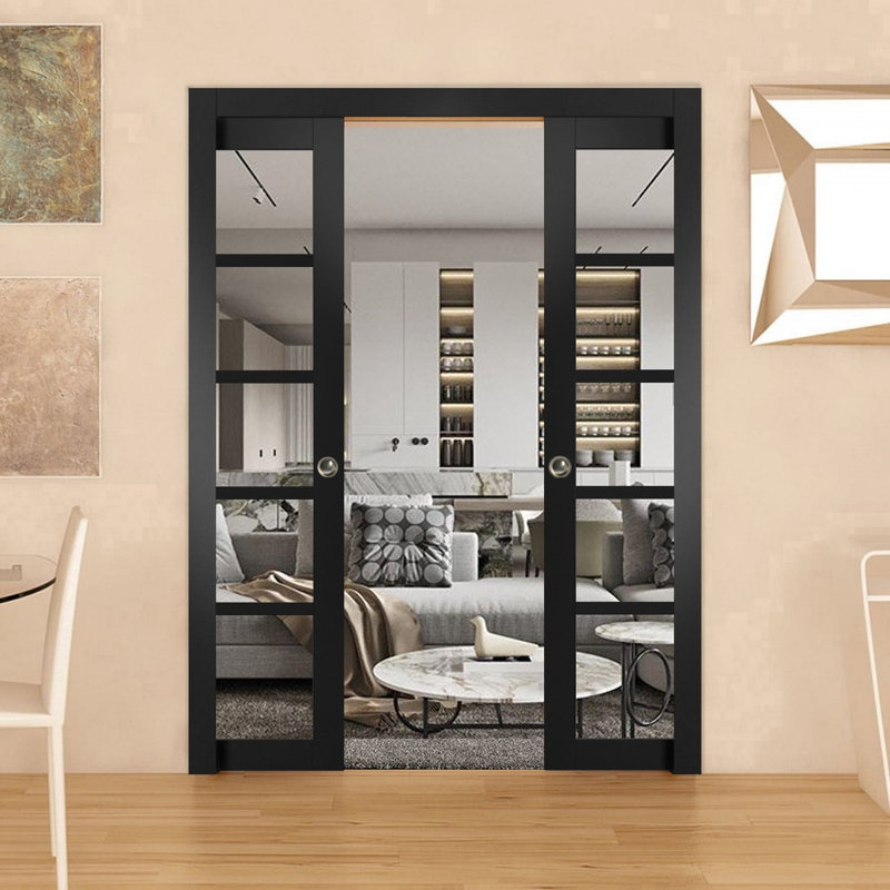 Dalle de porte standard en bois massif Quadro, 24 po x 96 po