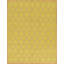 Himalayan Cotton Geometric Area Rug in Yellow