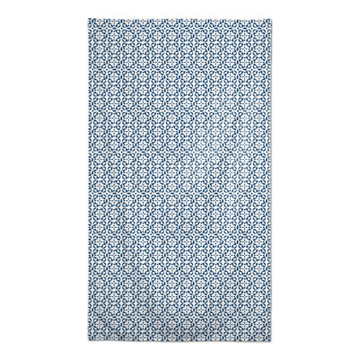Nappe rectangulaire en polyester géométrique