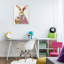 Lapin de Pâques avec panier à œufs, estampe numérique, design par Regina Moore-114315311-114315312