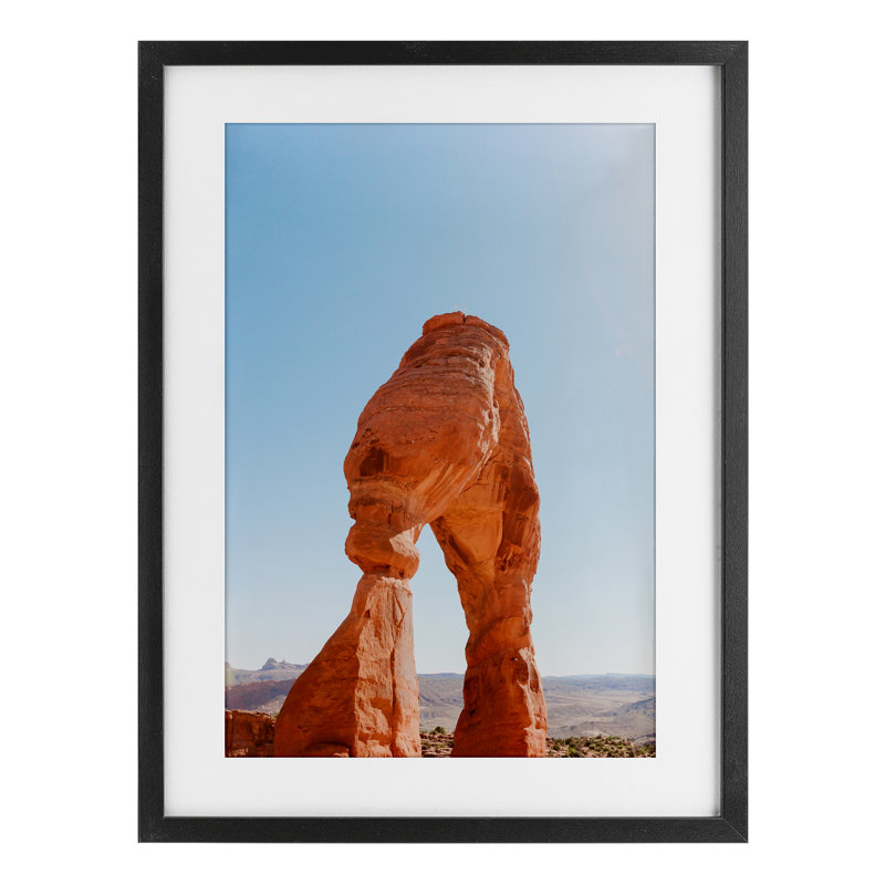 «Natural Desert Archway», reproduction sous verre encadrée, conception de Jade Sharp Photo, H 20 po x l 14 po