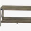 Table basse rustique en chêne avec tablette inférieure