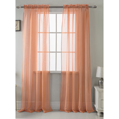 Landose Sheer Curtain Single Panel