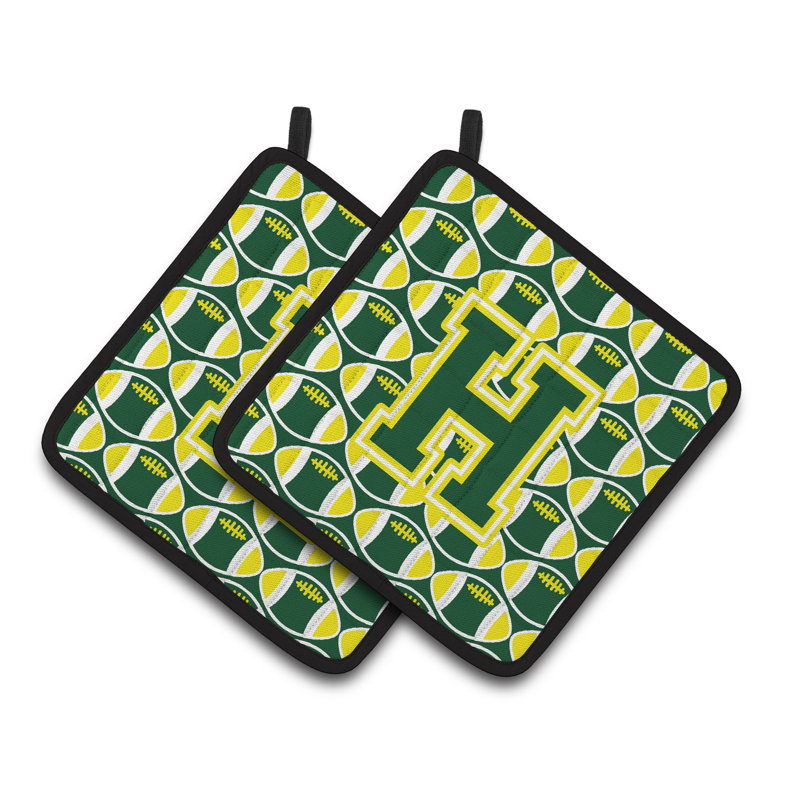 Poignée de football, H, Vert jaune