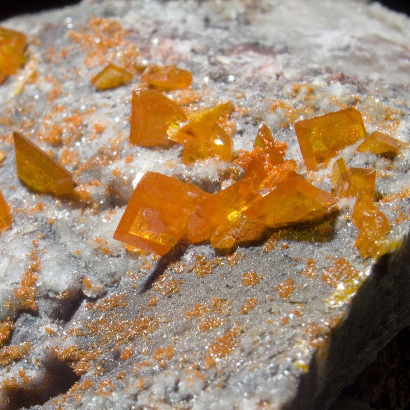 Wulfenite - Red Cloud Mine, Arizona