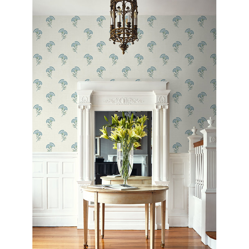 Floral Roll, Blue Bell/Garden Herb