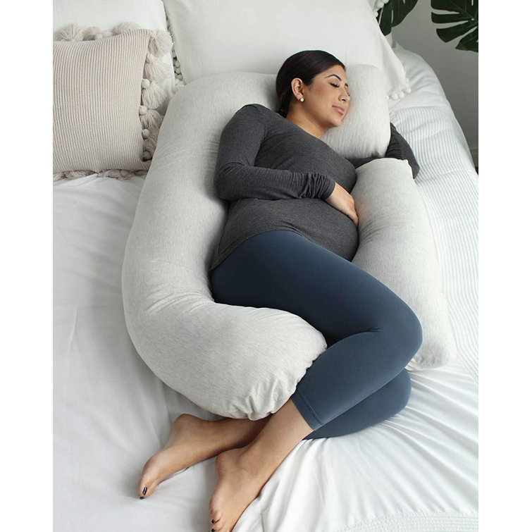 Pregnancy Pillow, U Shaped Pillow, Wool Pillow, Pillow With Two Covers,  Full Body Pillow, Wool Filled Pillow, Maternity Pillow, Bed Pillow