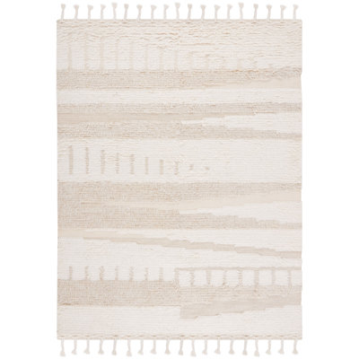 Bouscat Hand Woven Wool Abstract Rug