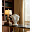 Sculpture Buste Papier Bois Mache MDF Drapé Classique Forme Du Corps Home Office Chambre Salon Décor - 16 "Ivoire