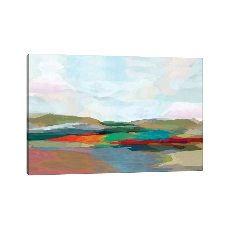 Strata IV by Michael Tienhaara - Wrapped Canvas Painting, 66.04 cm H x 45.72 cm W x 1.91 cm D