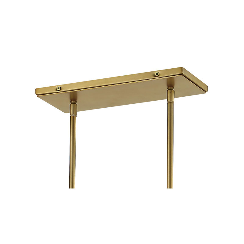 Mercer41 Union Estates Coal And Soft Brass Island Light