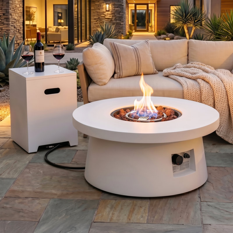 Round Propane Smokeless Fire Pit