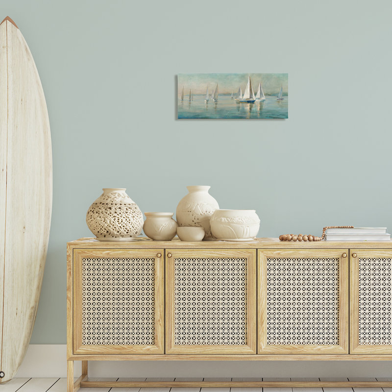  Toile panoramique au lever du soleil sur toile par Danhui Nai, H 10 po x l 24 po