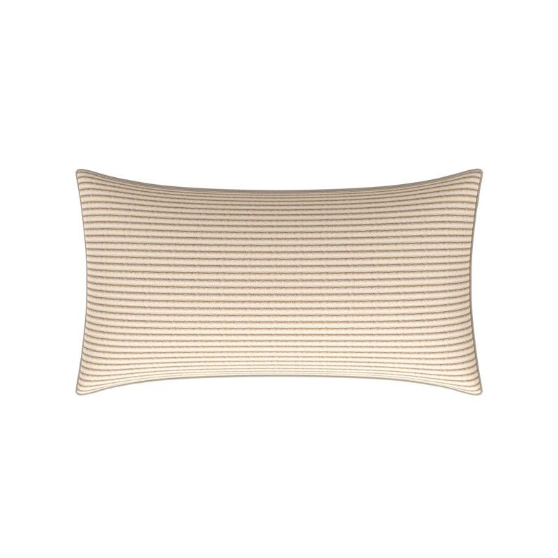 Cavendish Polyester Striped Sham Set, Alabaster, King