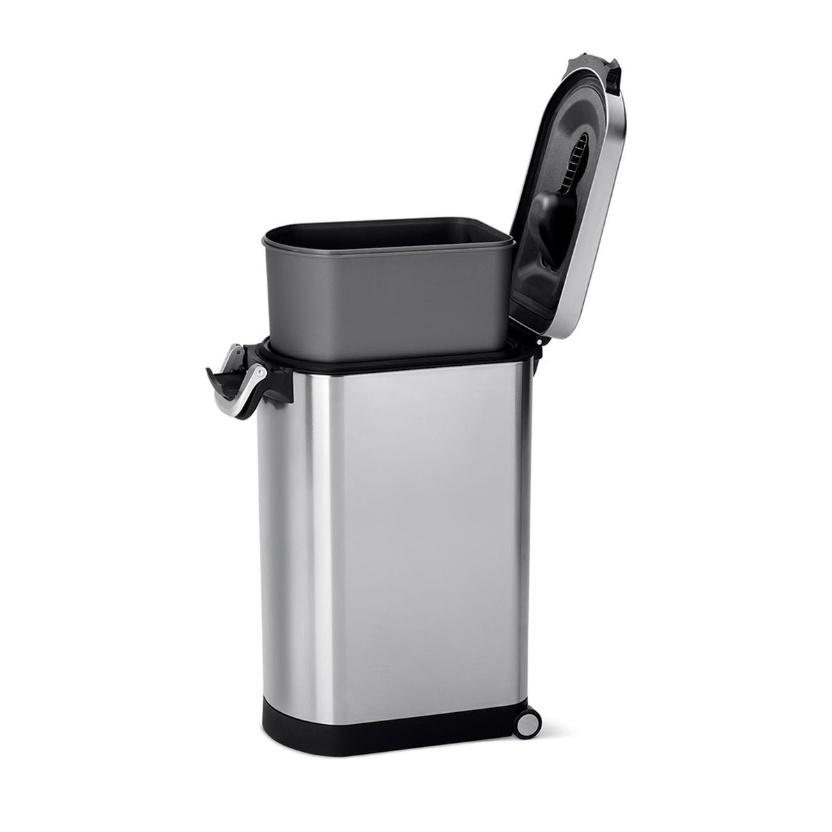 simplehuman Pet Food Container, Medium, Brushed