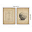 "Antique Basketball", ensemble de 2 toiles encadrées par The Creative Bunch Studio-384748755