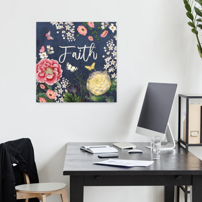 Indigo Garden IV, art floral