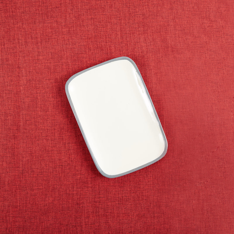 CARTE DE VISITE TRAY DOVE 5" X 8", Gray