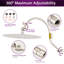 Bras de douche pivotant avec douchette Rainfall-103448225