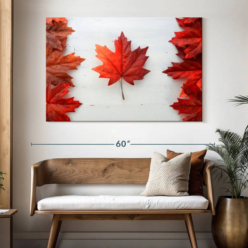 Borges Maple Leaf, 34" H x 51" W